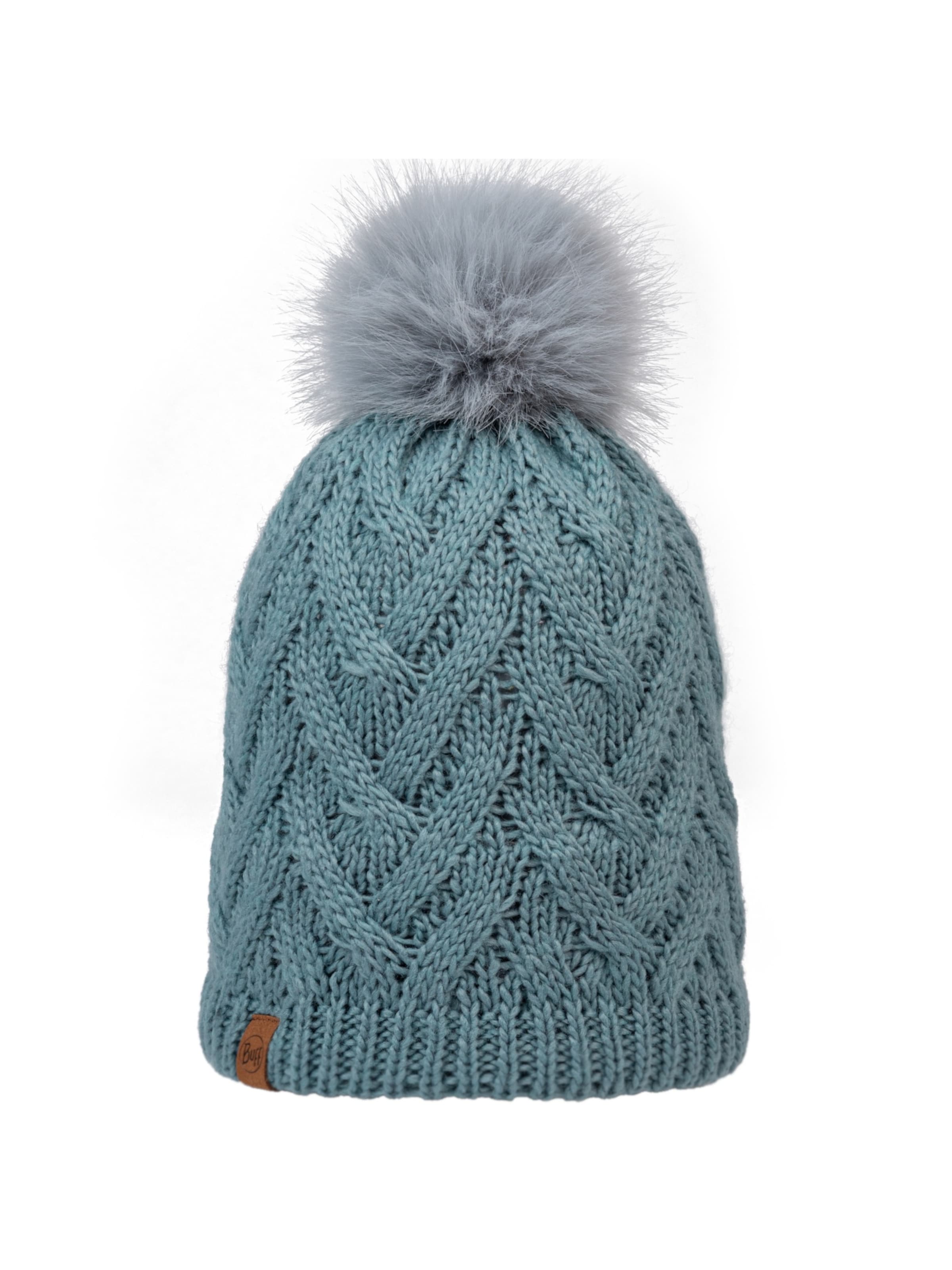 BUFF Beanie 'Buff Knitted Fleece Caryn Beanie' in Green: front