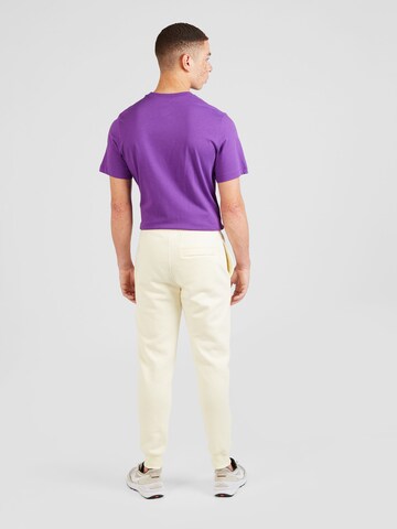 Nike Sportswear Zúžený Kalhoty 'CLUB' – bílá