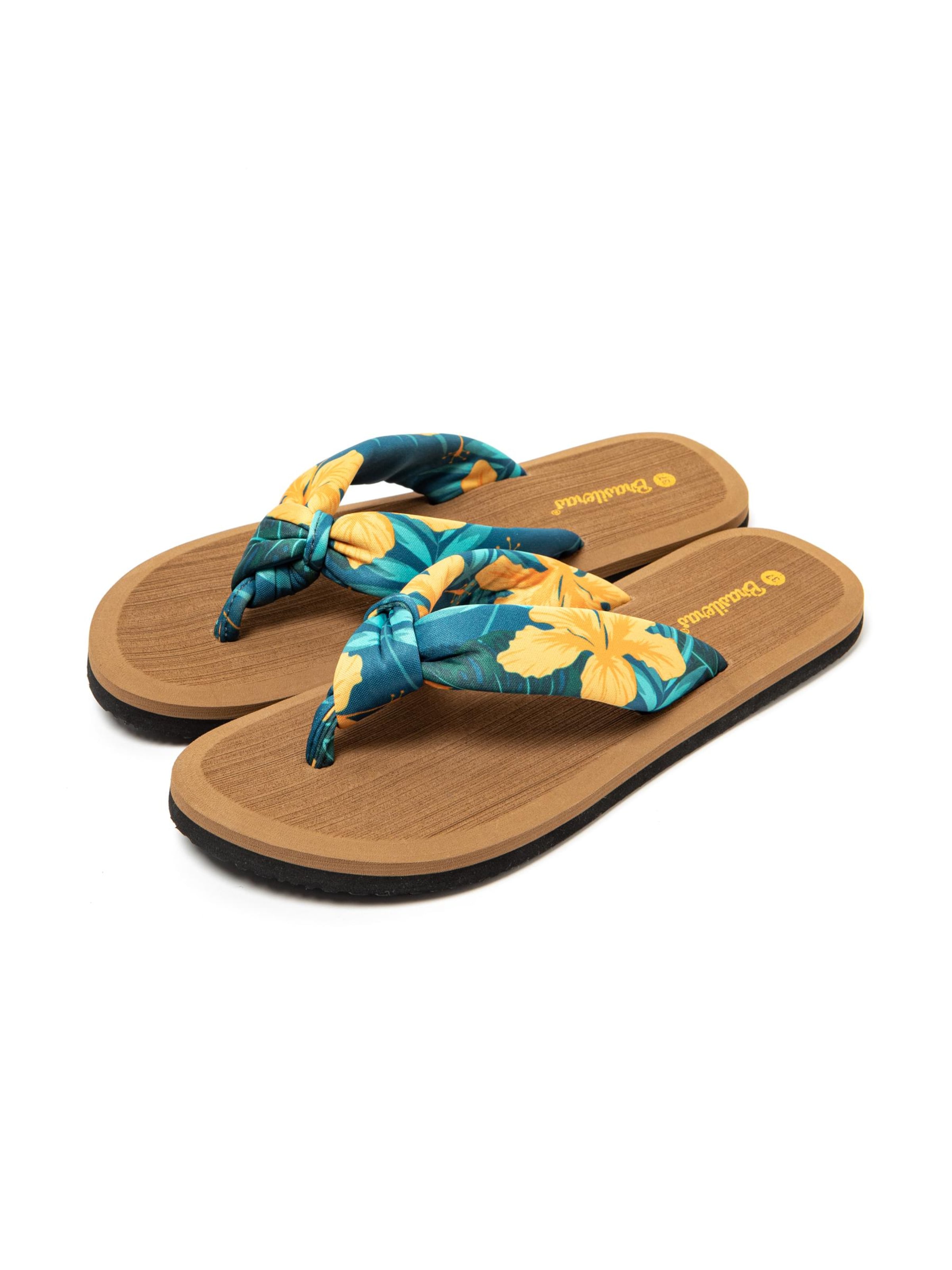 Brasileras Strand-/badschoen 'Hibiscus Nudo' in Groen