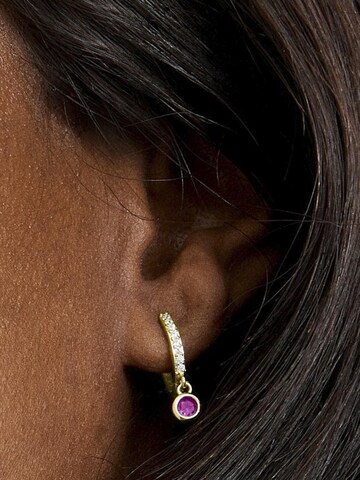 Boucles d'oreilles 'Warlah' Luxenter en rose