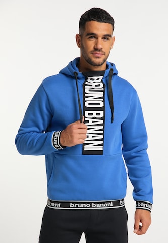 BRUNO BANANI Sweatshirt 'Cook' in Blauw: voorkant