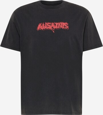 AllSaints T-Shirt 'Aurocide' in Schwarz: front