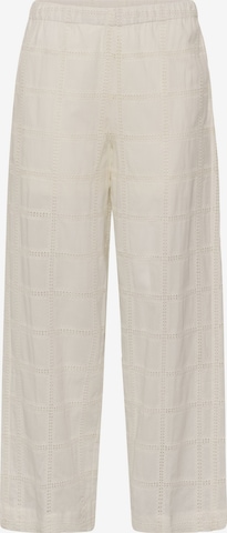 Pantalon 'SLCarmelita' SOAKED IN LUXURY en beige : devant