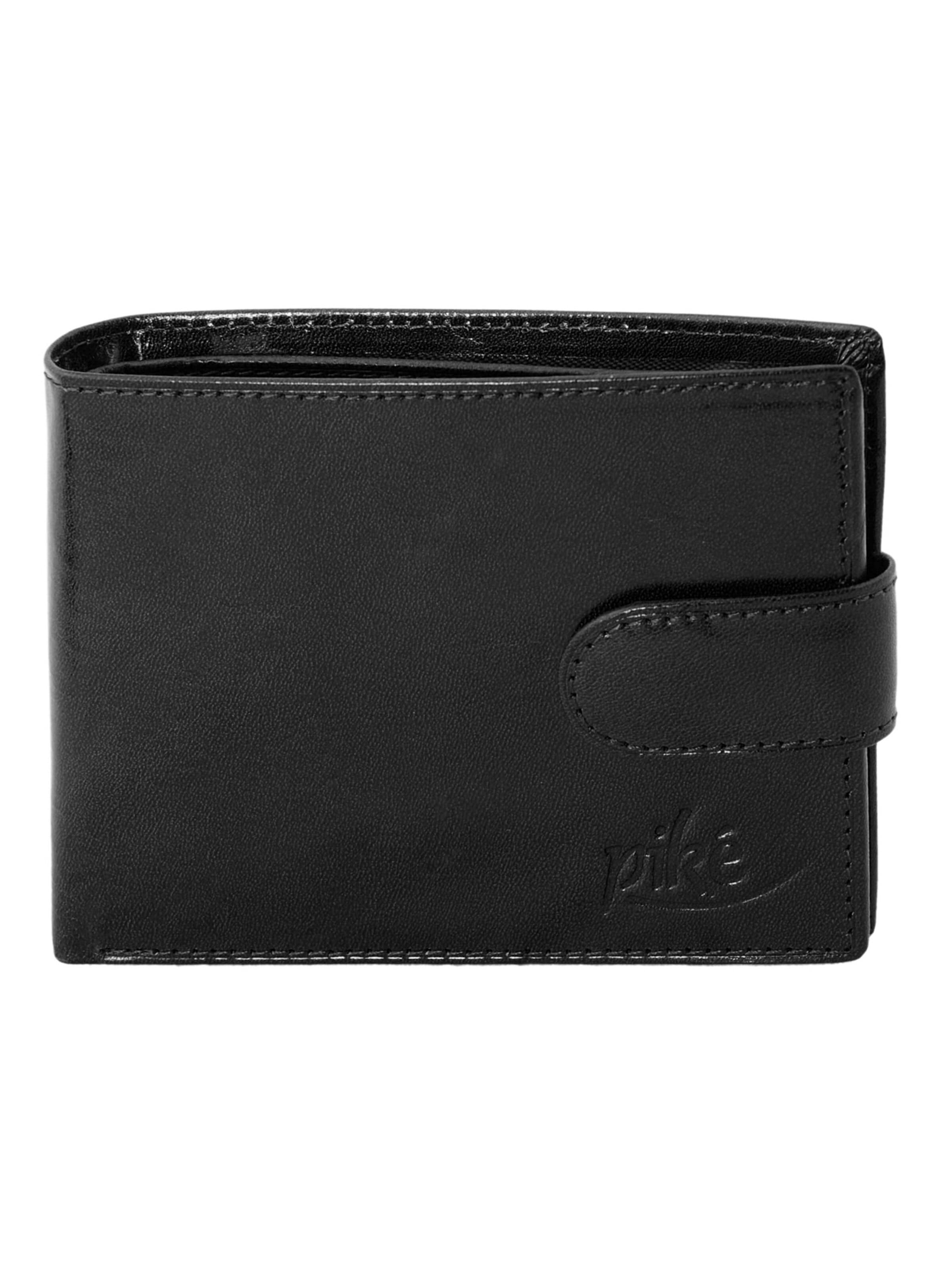 piké Portemonnaie 'LUCA'‌‌‌‌‌‌‌ in Schwarz: Vorderseite