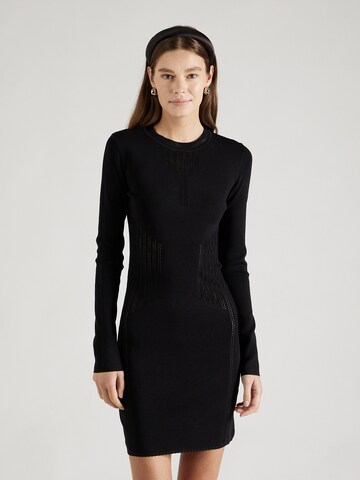 Robes en maille PATRIZIA PEPE en noir : devant