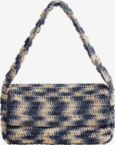 MANGO Shoulder Bag 'Tijuana' in Cream / Navy / Light blue, Item view