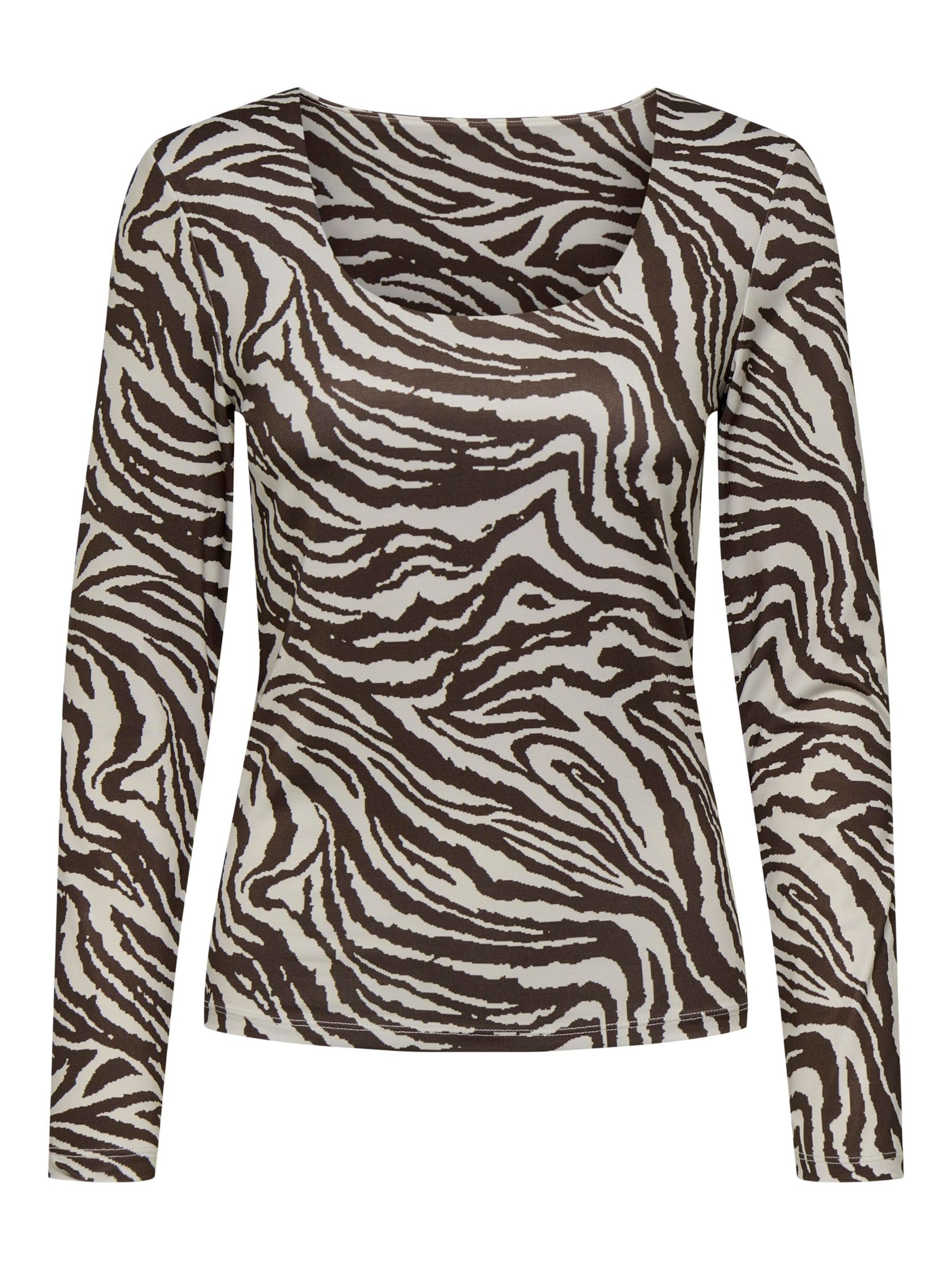 ONLY Shirt 'ONLLone' in Brown: front