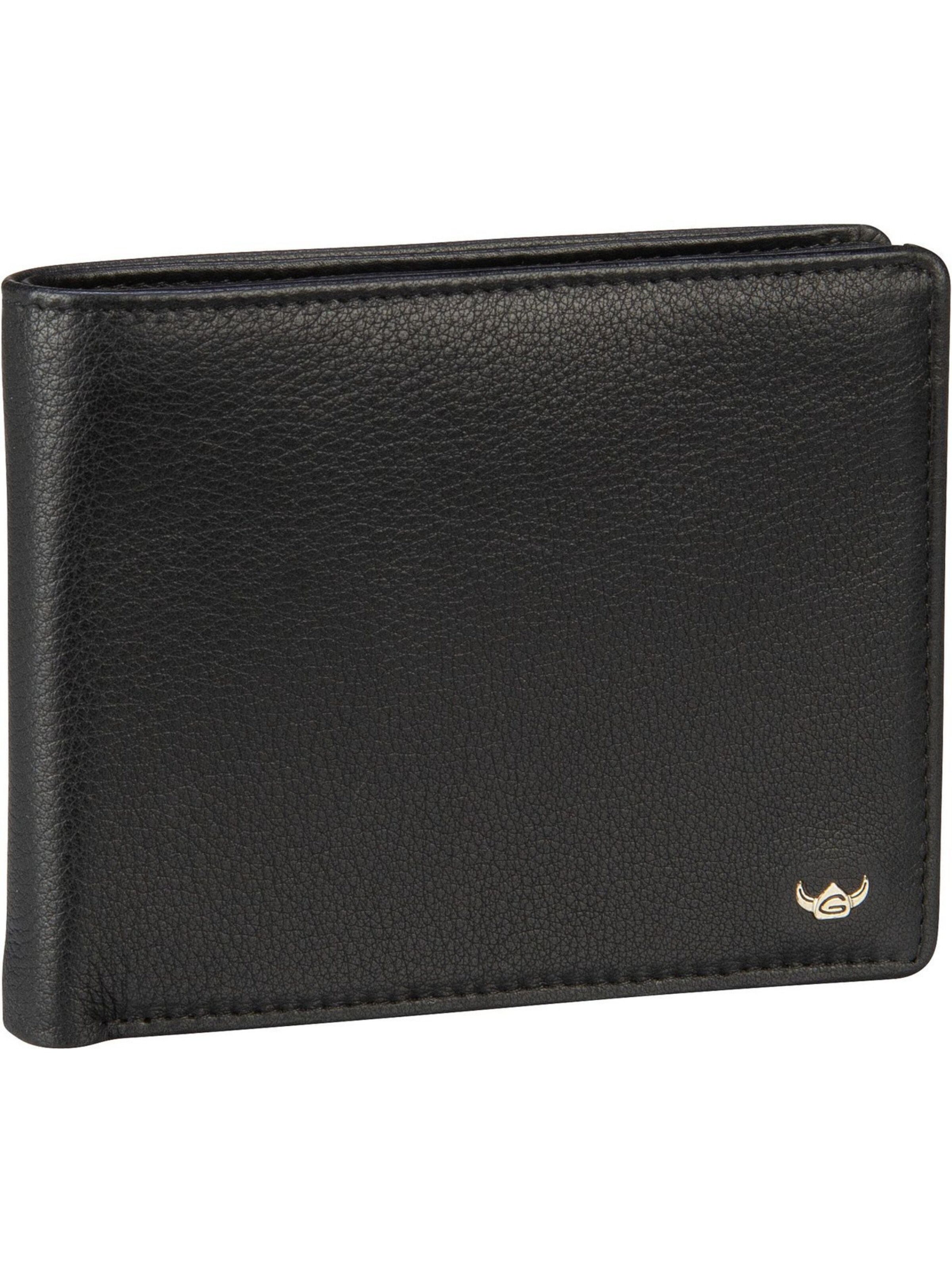 Portamonete 'Capri' di GOLDEN HEAD in nero: frontale