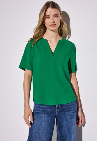 STREET ONE Blouse in Green: front