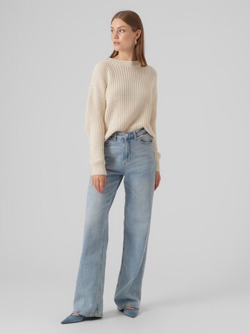 VERO MODA Sweter 'HILDA' w kolorze beżowy