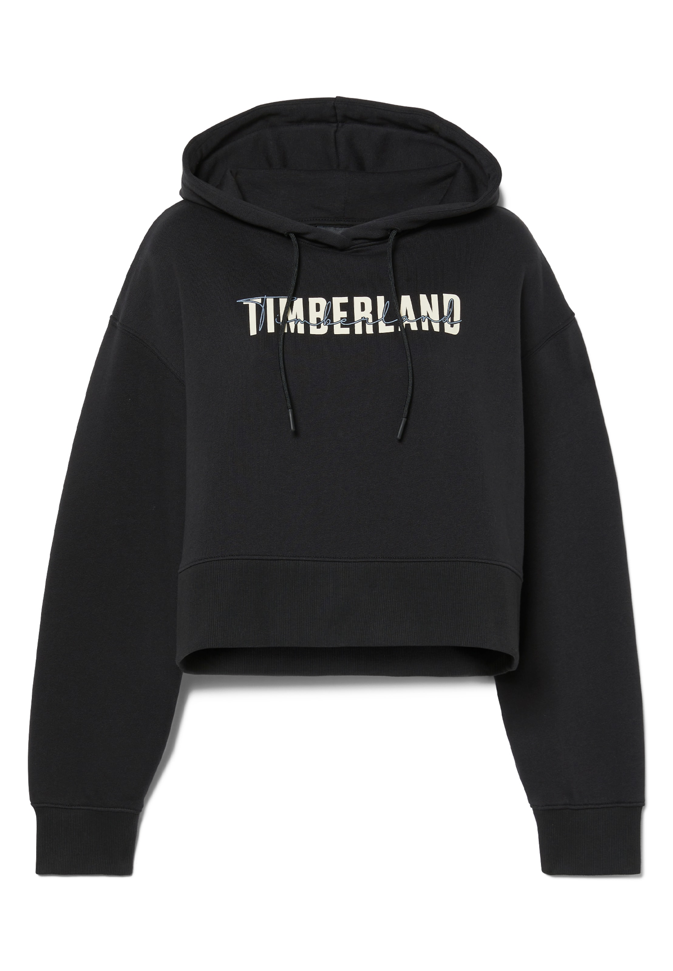 TIMBERLAND Суичър в черно: отпред