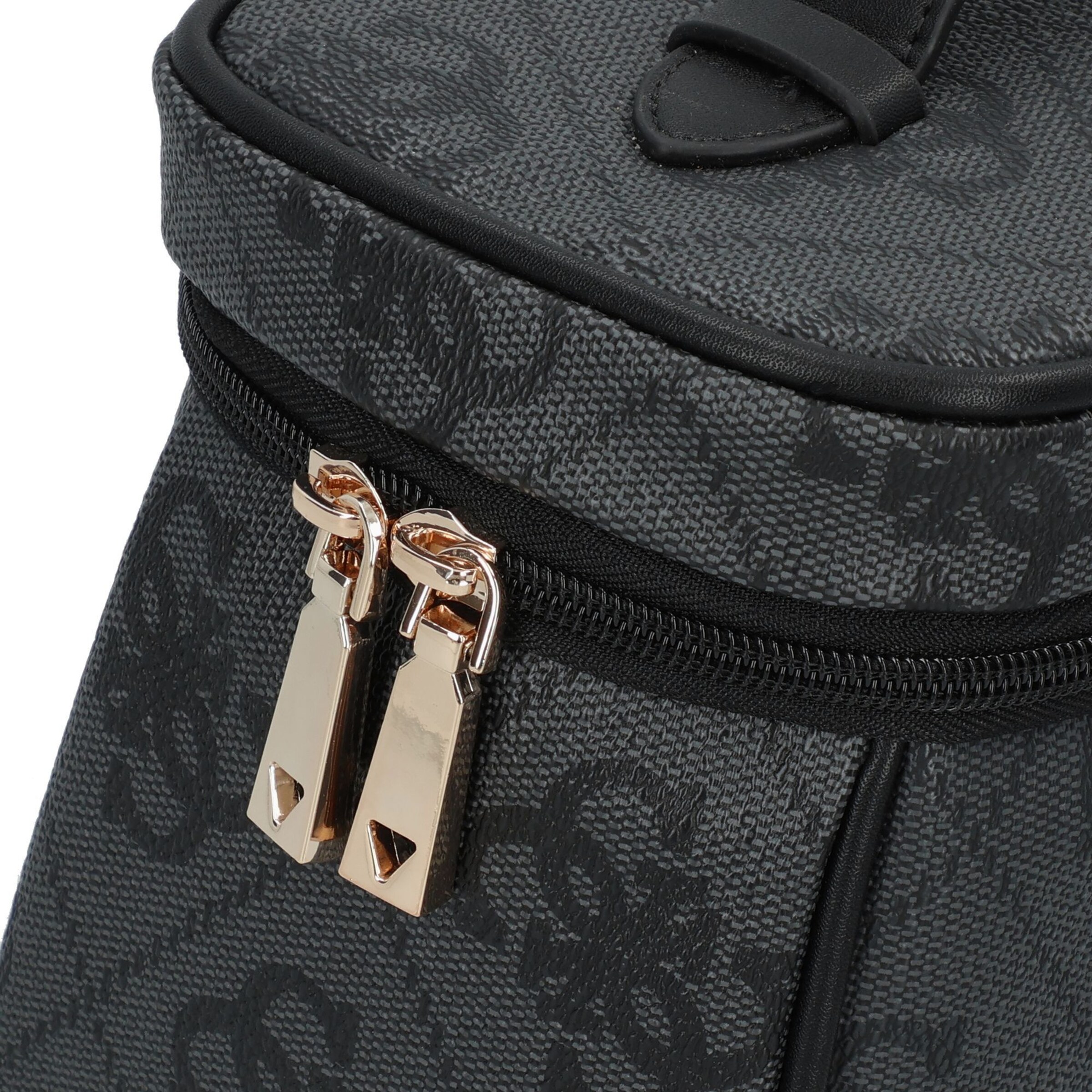 GUESS Kozmetična torbica 'BERTA TOILETRY TRAIN CASE' | črna barva