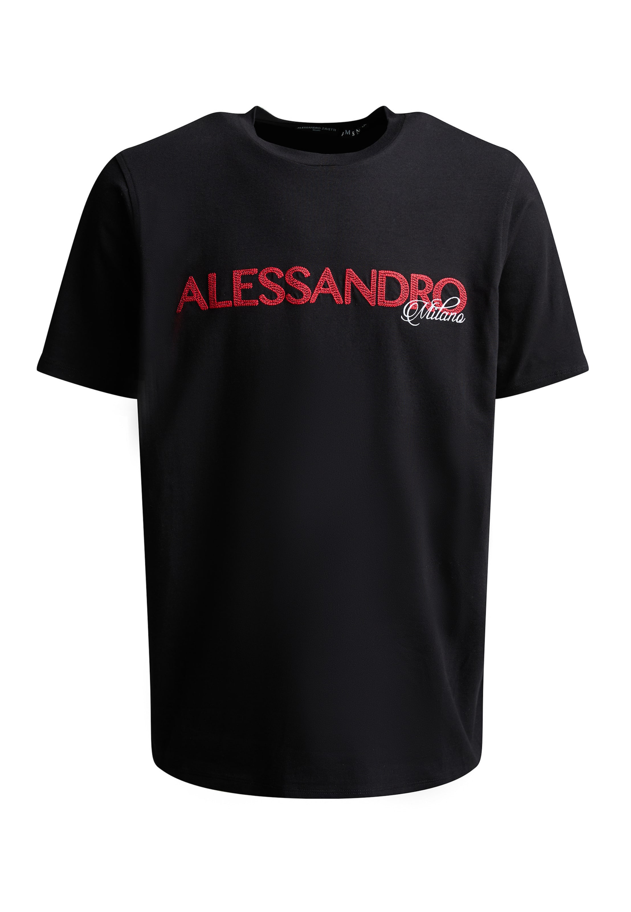 Alessandro Zavetti - Camisa 'Linalli' em preto: frente