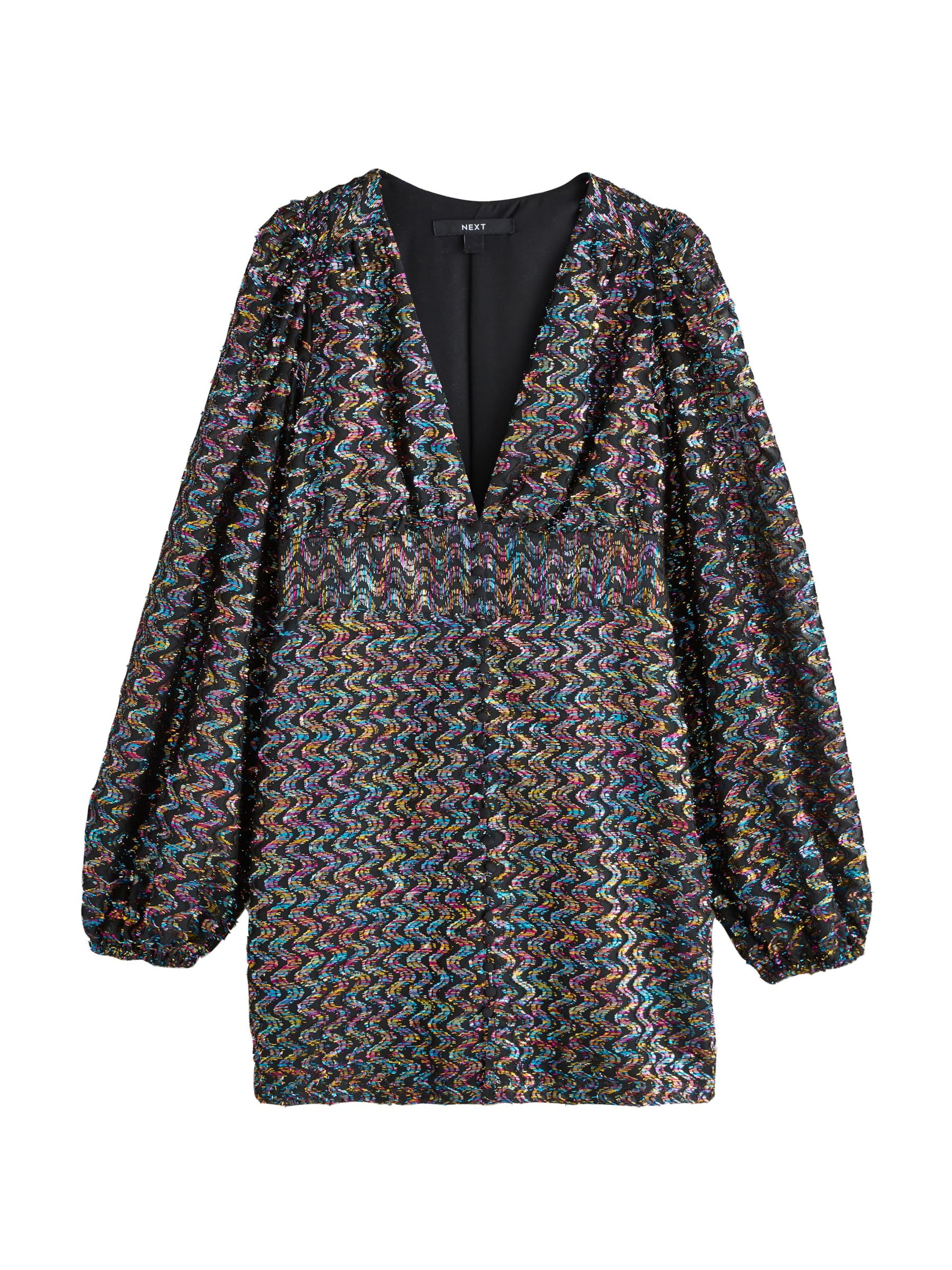 Rochie de la Next pe negru: față