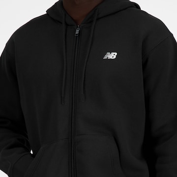 new balance - Sudadera con cremallera 'Sport Essentials Logo Fleece Full Zip' en negro