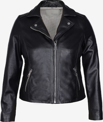 Maze Jacke in Schwarz: Vorderseite