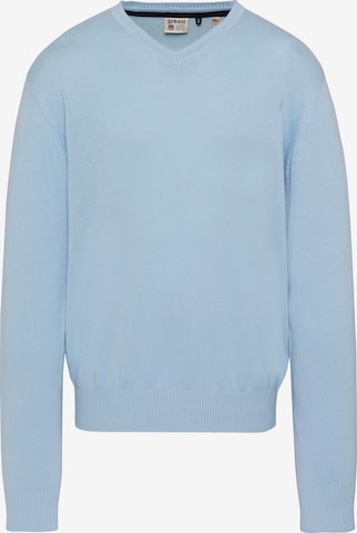 Pull-over Schott NYC en bleu : devant