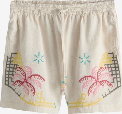 Next Housut värissä ecru / keltainen / tummanvihreä / roosa / punainen, Tuotenäkymä