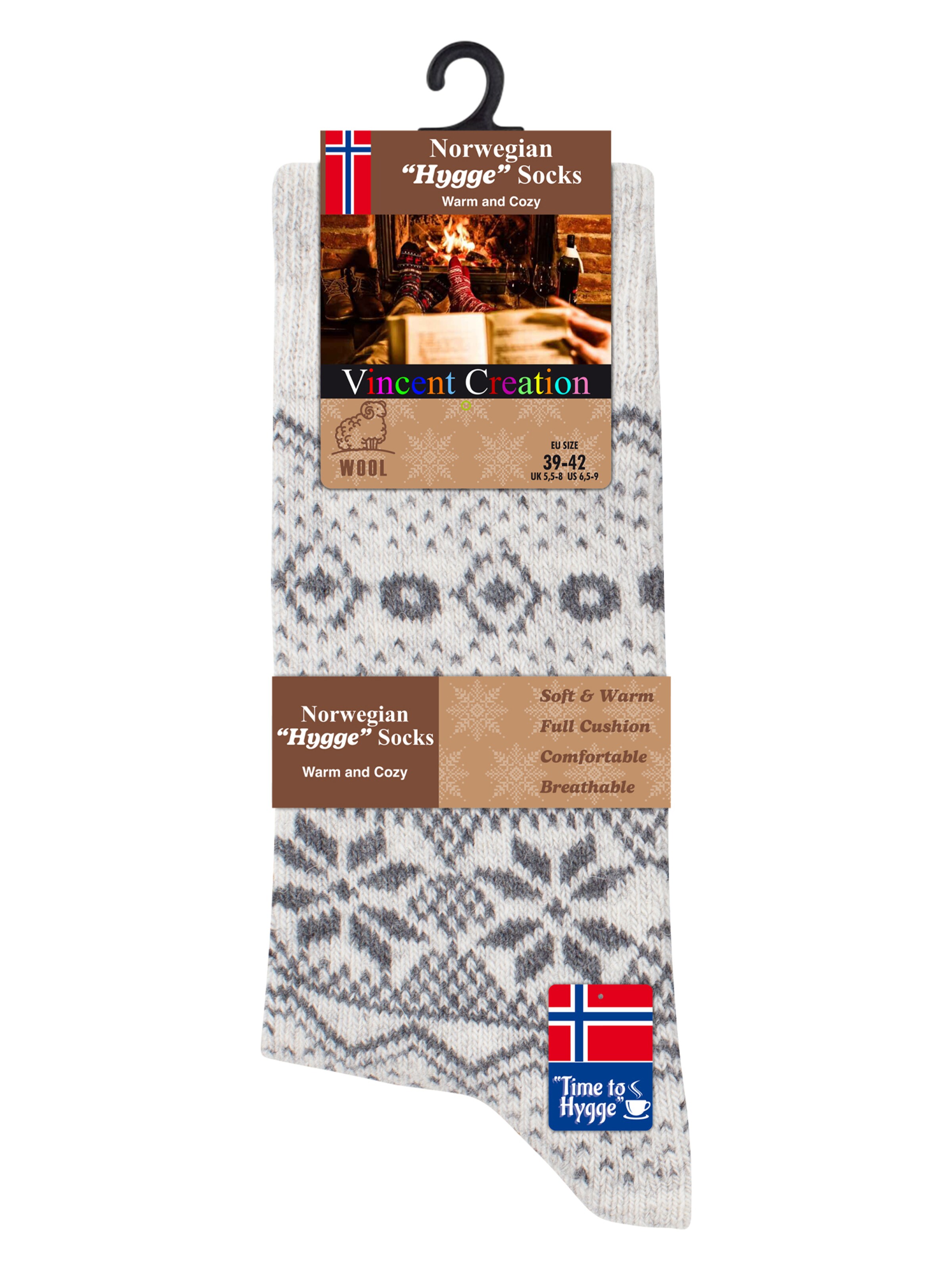 Vincent Creation - Meias 'Hygge' em cinzento