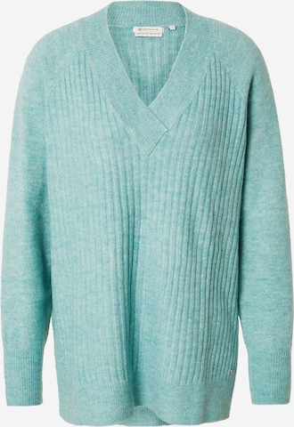 TOM TAILOR DENIM Sweater in Blue: front