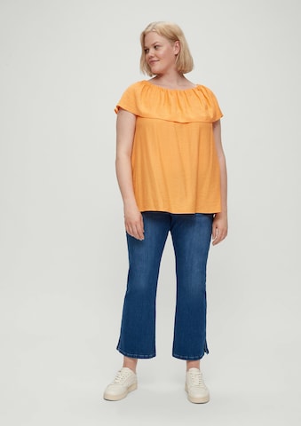 TRIANGLE Bluse in Orange