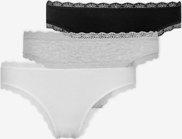 SNOCKS Thong in Grey: front