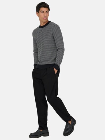 Only & Sons Regular Hose 'ONSMIRO'‌ in Schwarz: Vorderseite
