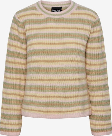 PIECES Sweater 'NISCHA' in Beige: front