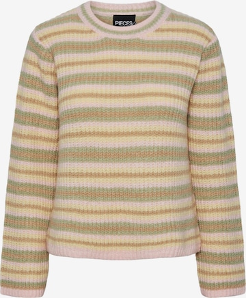 PIECES Pullover 'NISCHA' in Beige: predná strana