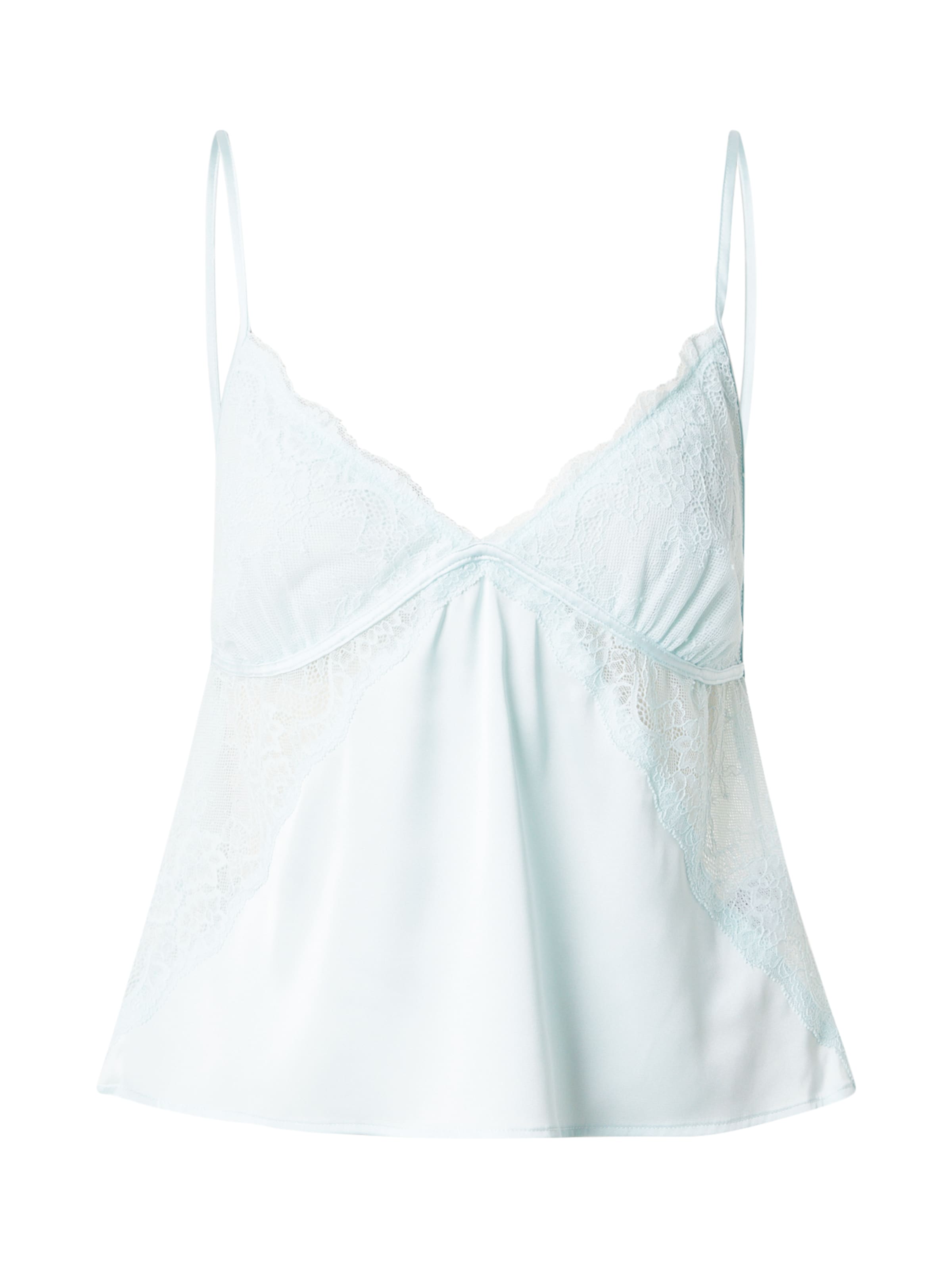 Abercrombie & Fitch Pidžaama, värv sinine: eest vaates