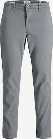 JACK & JONES Slim fit Chino trousers 'JPSTMARCO JJARTHUR' in Grey: front