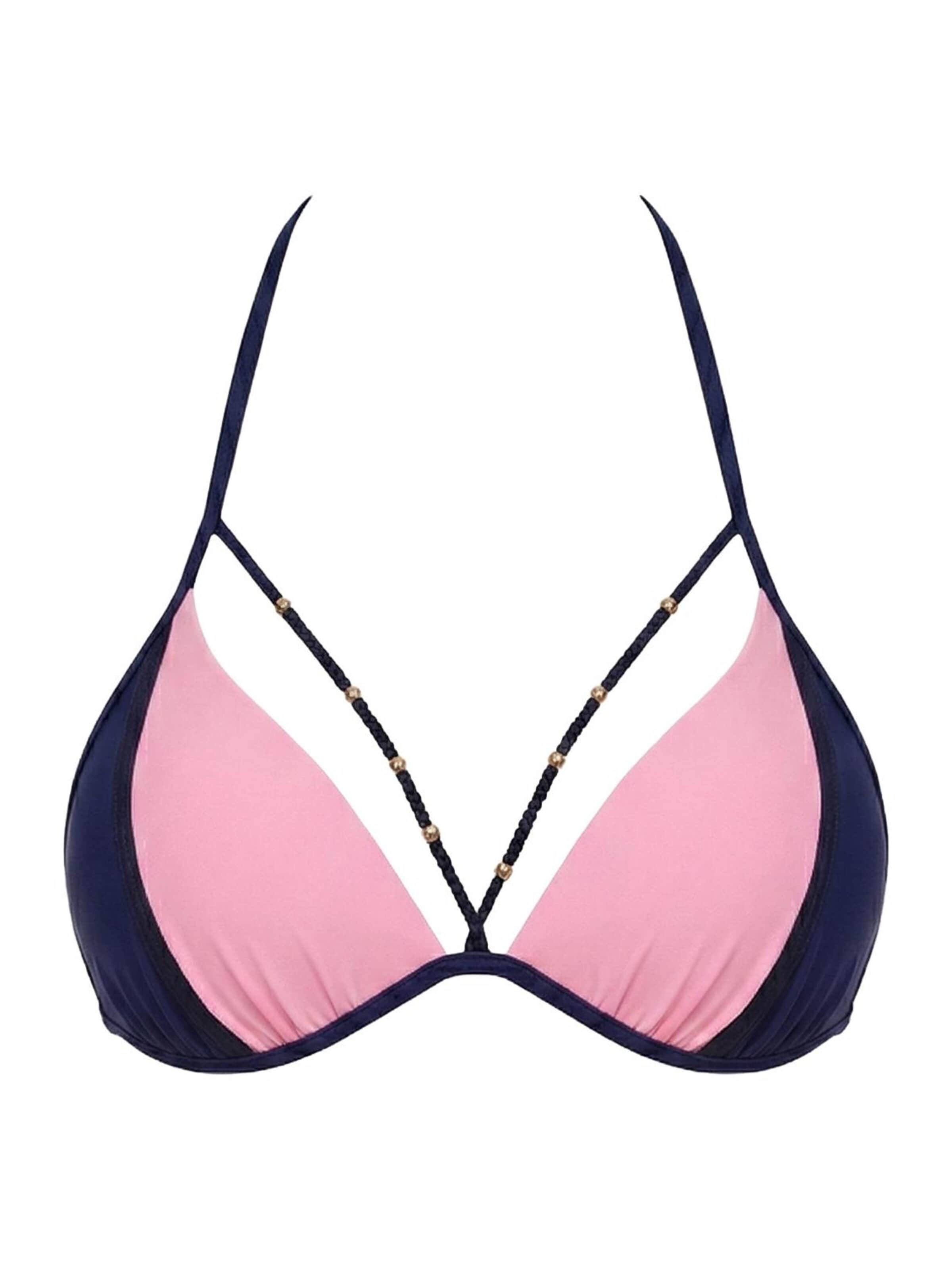 Marko Push-up Góra bikini 'Rose M-818 (1)' w kolorze różowy: przód