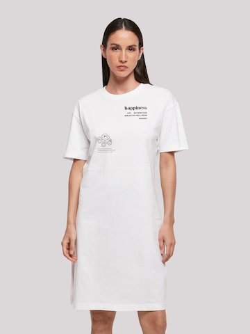 Robe 'happiness' F4NT4STIC en blanc : devant