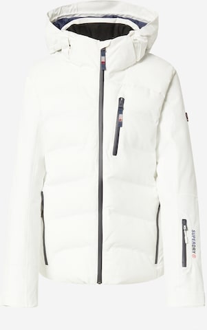 Superdry Snow Outdoorjas 'Motion Pro' in Wit: voorkant