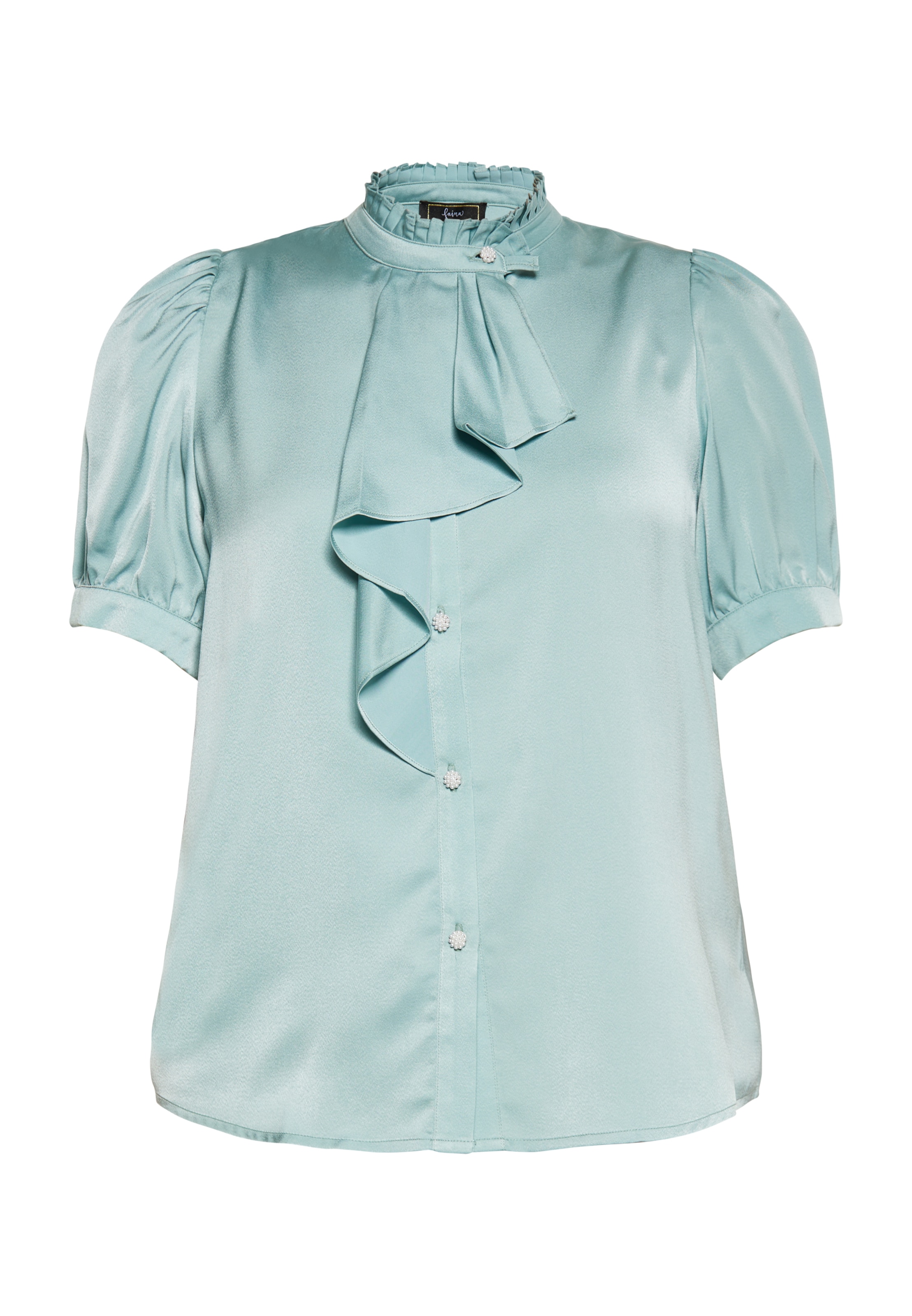 faina - Blusa en verde: frente