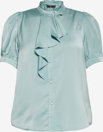 faina Blouse in Groen: voorkant