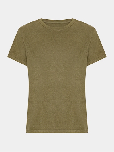Copenhagen Bamboo T-shirt 'Oliven' en olive, Vue avec produit