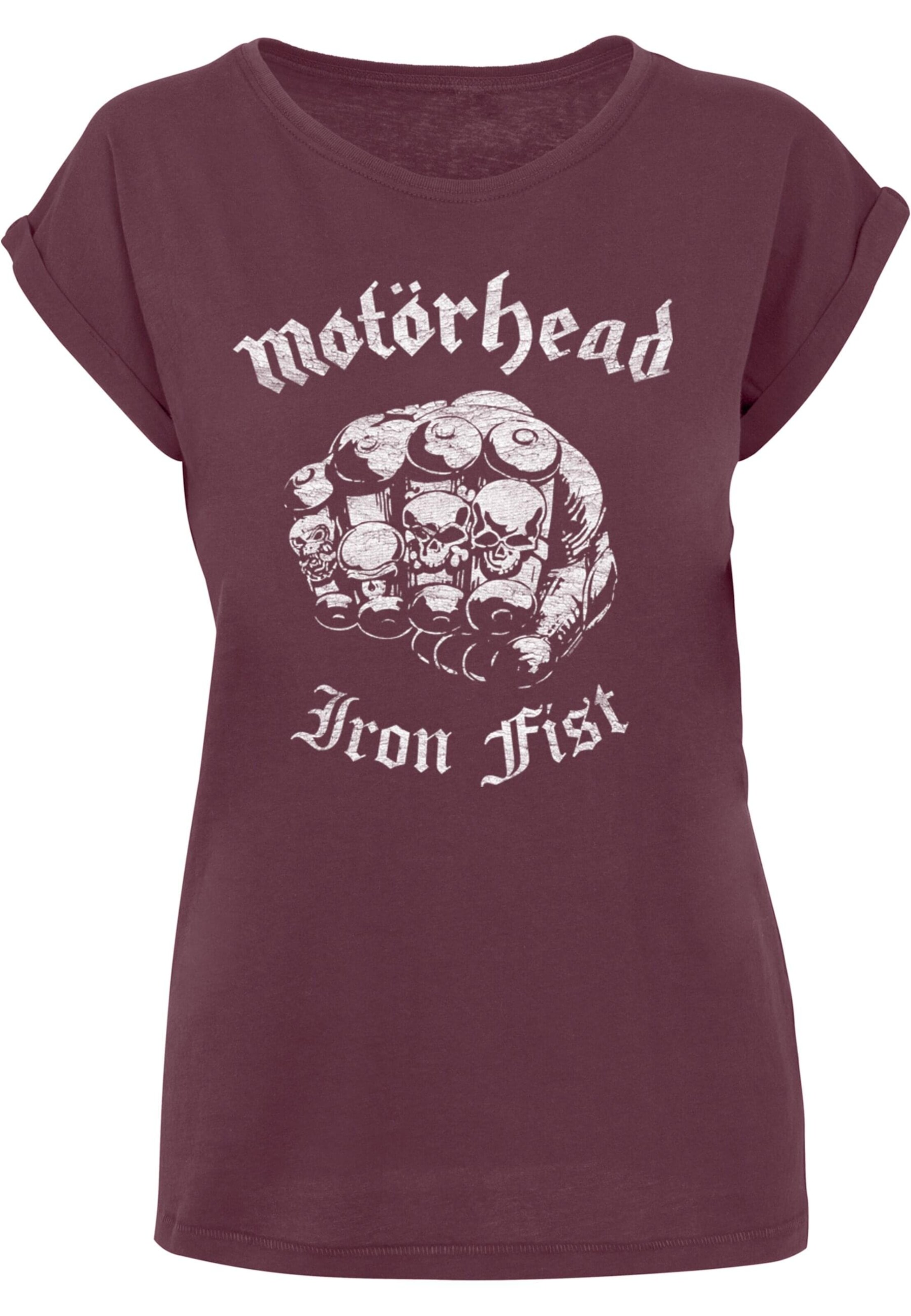 T-shirt 'Motorhead - Iron Fist' Merchcode en rouge : devant