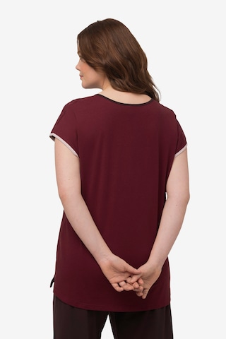 Ulla Popken Schlafshirt (GOTS) in Rot