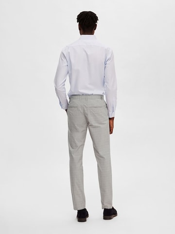 SELECTED HOMME Regular Панталон Chino в сиво