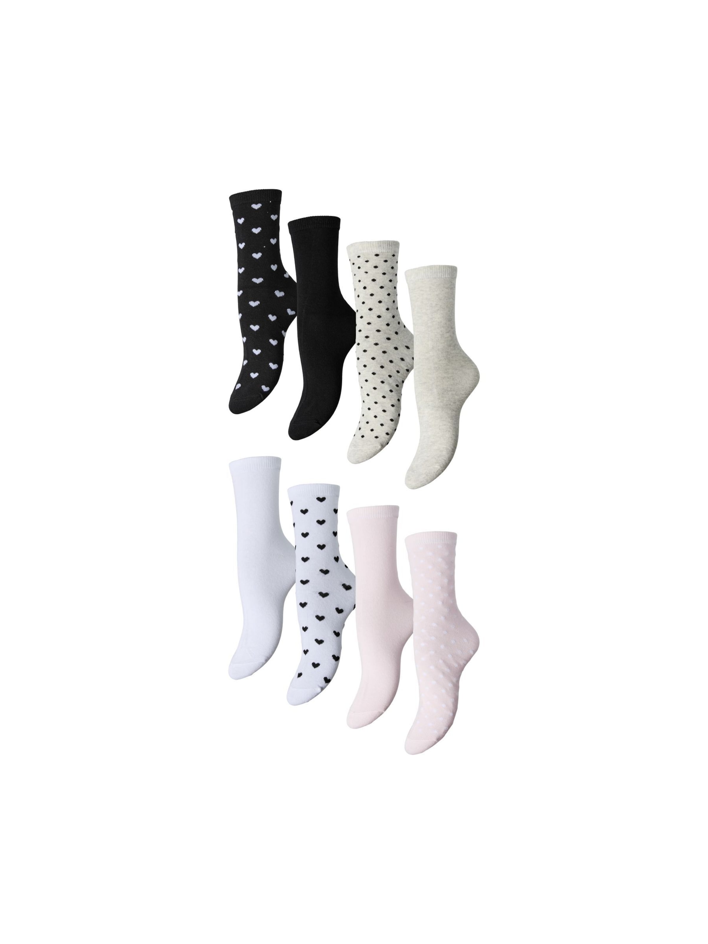 Chaussettes 'PCGasmin' PIECES en beige : devant