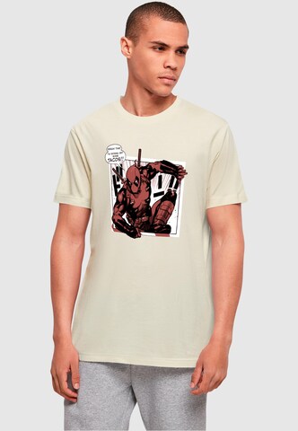 T-Shirt 'Deadpool - Tacos Breaktime' ABSOLUTE CULT en beige : devant