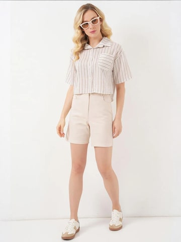 Bigdart Bluse in Beige