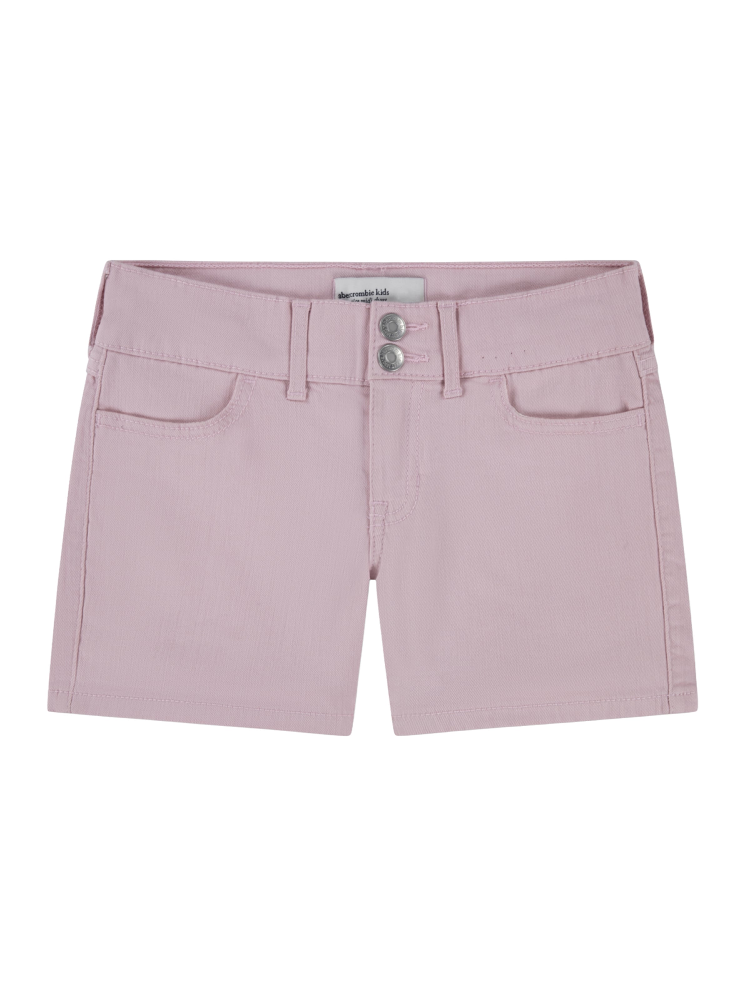 Abercrombie & Fitch Regular Jeansshorts in Pink: Vorderseite