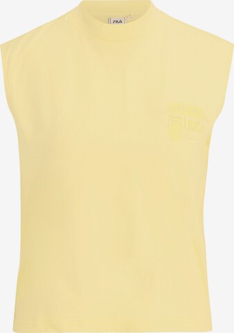 FILA - Top 'BADOW' em amarelo: frente