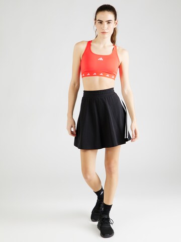 Bustier Soutien-gorge de sport 'Powerreact' ADIDAS PERFORMANCE en rouge