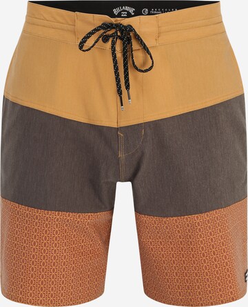 BILLABONG Swimming Trunks 'TRIBONG' in Brown: front