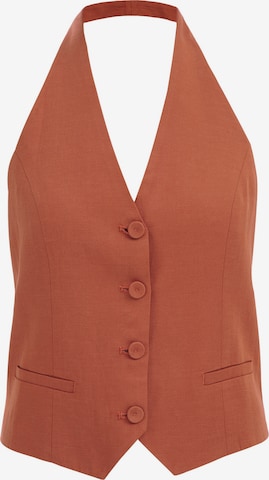 WE Fashion Vest in Brown: front