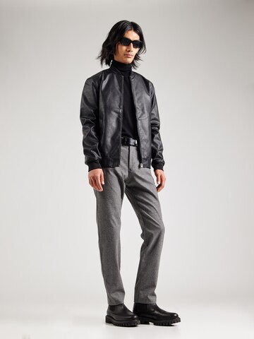 NN07 - Regular Calças chino 'Theo 1067' em preto