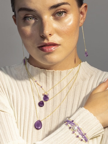 Luxenter Ohrringe 'Zoqoyi' in Lila